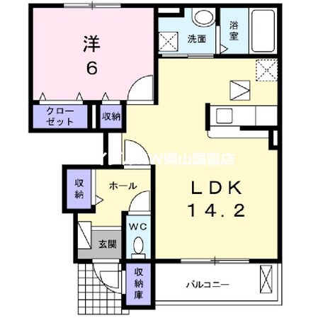 エミネンス長船　Ⅱの物件間取画像